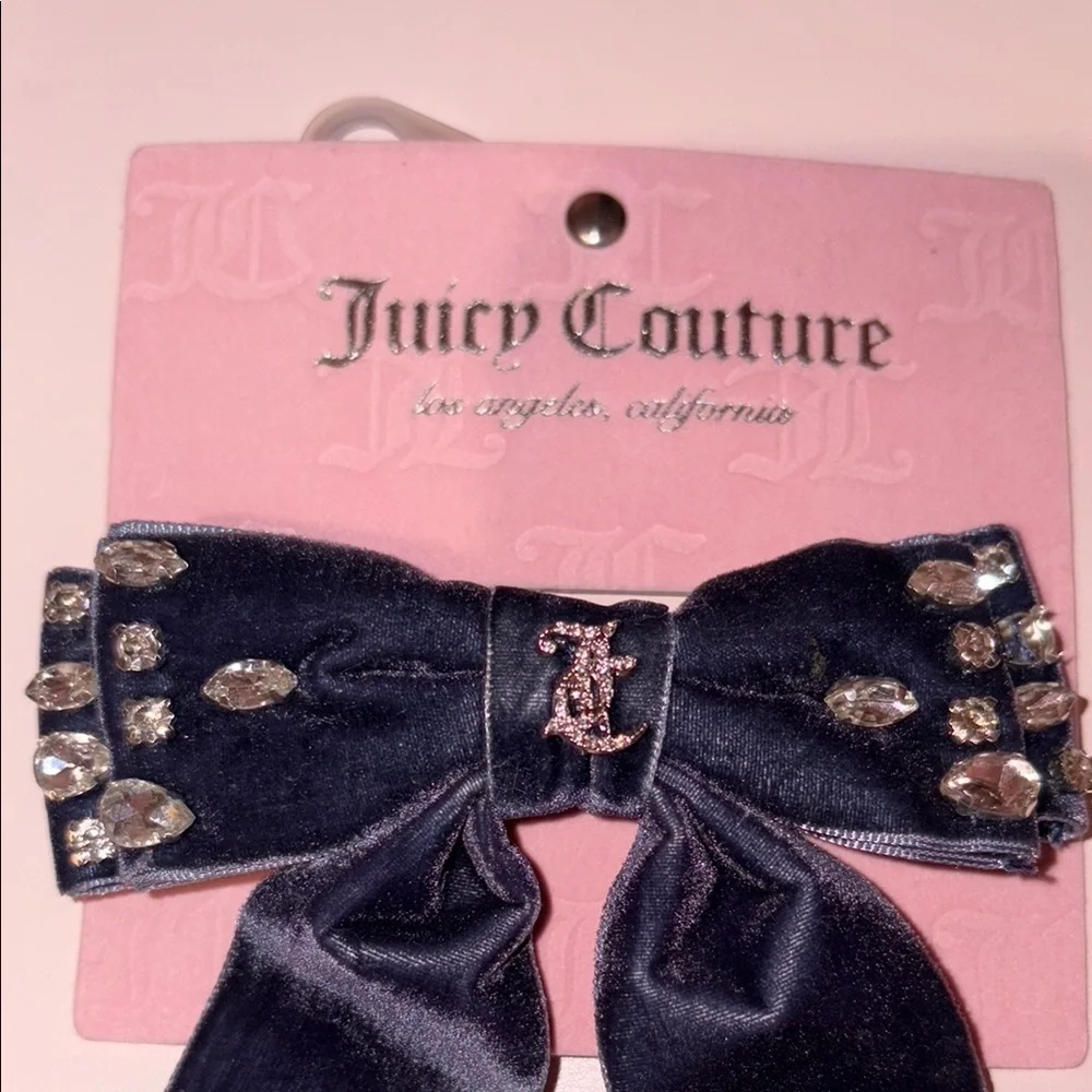 Juicy Couture Black Bow Hair Accessory - Picture 2 of 4